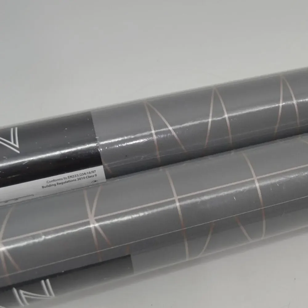 (2) Urban Walls UW24788 LeVeque Charcoal Diamond Wallpaper